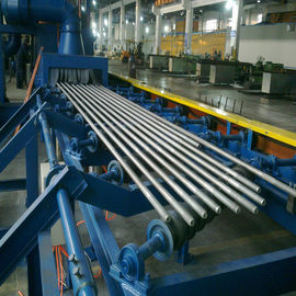 Steel Pipe Automatic Blasting Machine Pipe Cleaning Machine Environmental Friendly