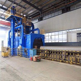 Roller Conveyor Type Steel Shot Blasting Machine Environmental Friendly