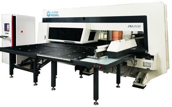 Sheet Metal Hole CNC Turret Punch Press Punching Machine With Loading System