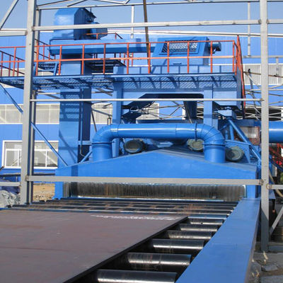Q69 Series Roller Conveyor Shot Blasting Machine Factory Price For Steel Plate And H Beam