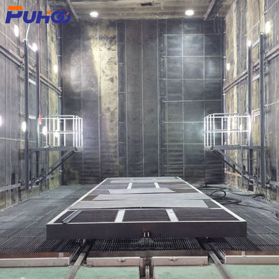 Customizable Recovery Sand Blasting Booth 5T Workpiece Weight