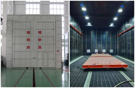 Customizable Recovery Sand Blasting Booth 5T Workpiece Weight